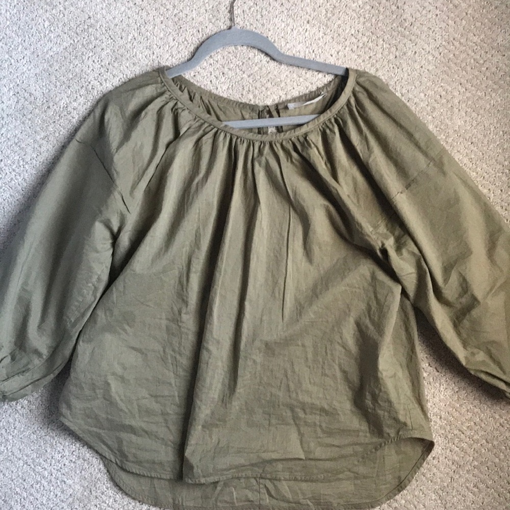 Everlane Air Ruched Blouse size 2